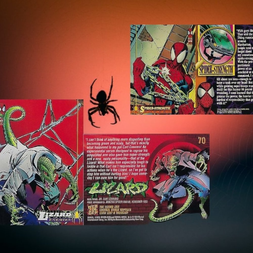 1994 Fleer - The Amazing Spider-Man - Spider-Powers - Spider Enemies